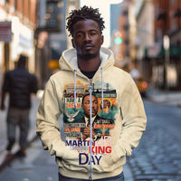 Martin Luther King MLK Zip Hoodie I Have a Dream Vintage Art - Wonder Print Shop