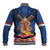 Netherlands Lion Baseball Jacket Tulip And Windmill