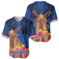 Netherlands Lion Baseball Jersey Tulip And Windmill
