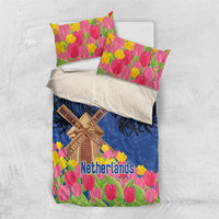 Netherlands Lion Bedding Set Tulip And Windmill