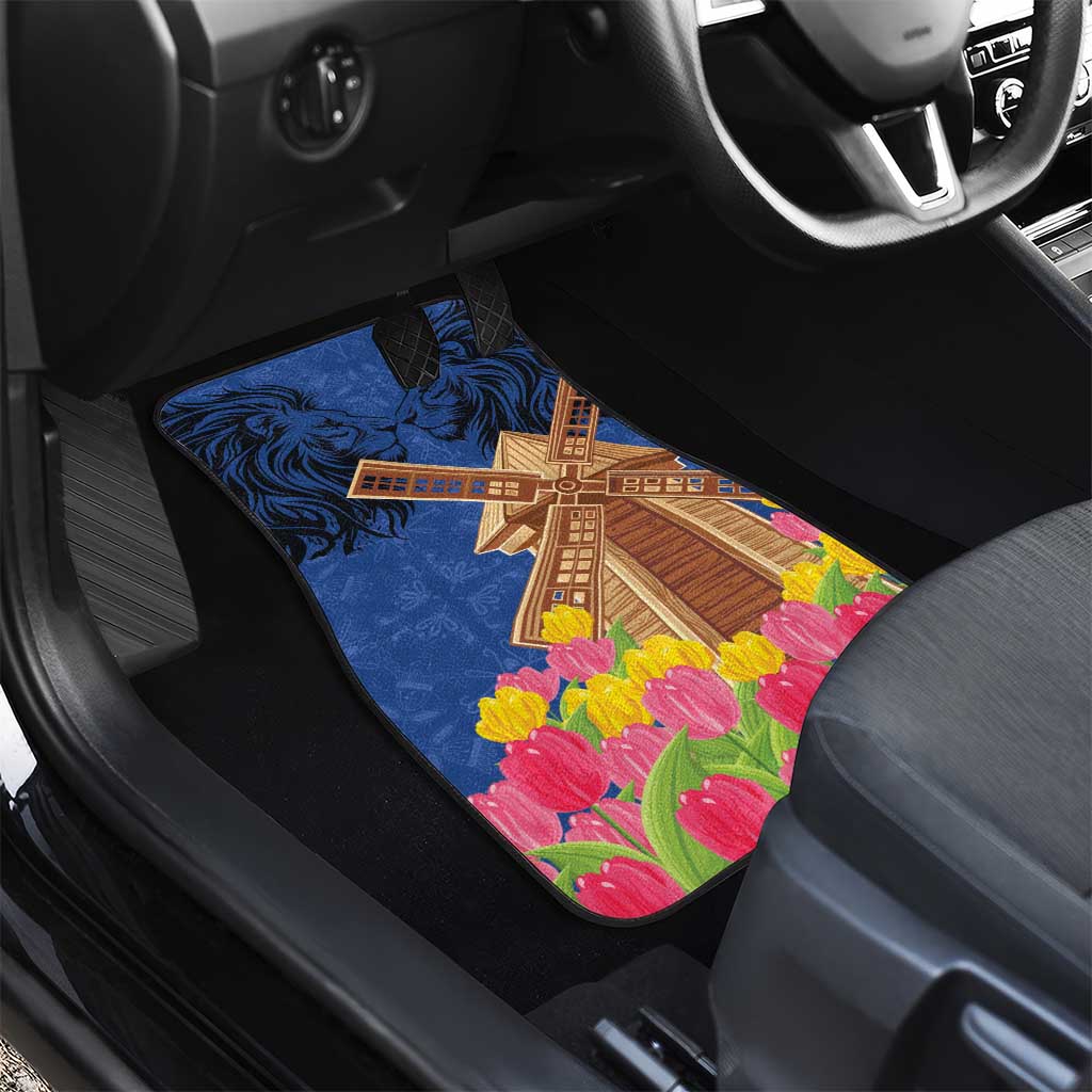 Netherlands Lion Car Mats Tulip And Windmill