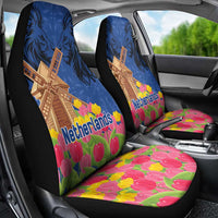 Netherlands Lion Car Seat Cover Tulip And Windmill