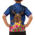 Netherlands Lion Family Matching Off The Shoulder Long Sleeve Dress and Hawaiian Shirt Tulip And Windmill