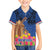 Netherlands Lion Family Matching Off The Shoulder Long Sleeve Dress and Hawaiian Shirt Tulip And Windmill