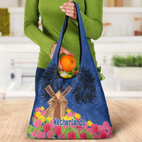 Netherlands Lion Grocery Bag Tulip And Windmill