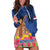 Netherlands Lion Hoodie Dress Tulip And Windmill