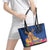Netherlands Lion Leather Tote Bag Tulip And Windmill