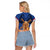 Netherlands Lion Raglan Cropped T Shirt Tulip And Windmill