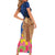 Netherlands Lion Short Sleeve Bodycon Dress Tulip And Windmill