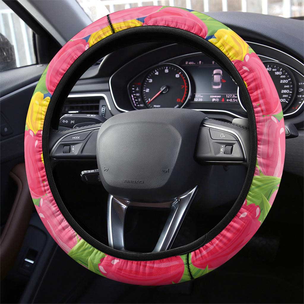 Netherlands Lion Steering Wheel Cover Tulip And Windmill