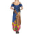Netherlands Lion Summer Maxi Dress Tulip And Windmill