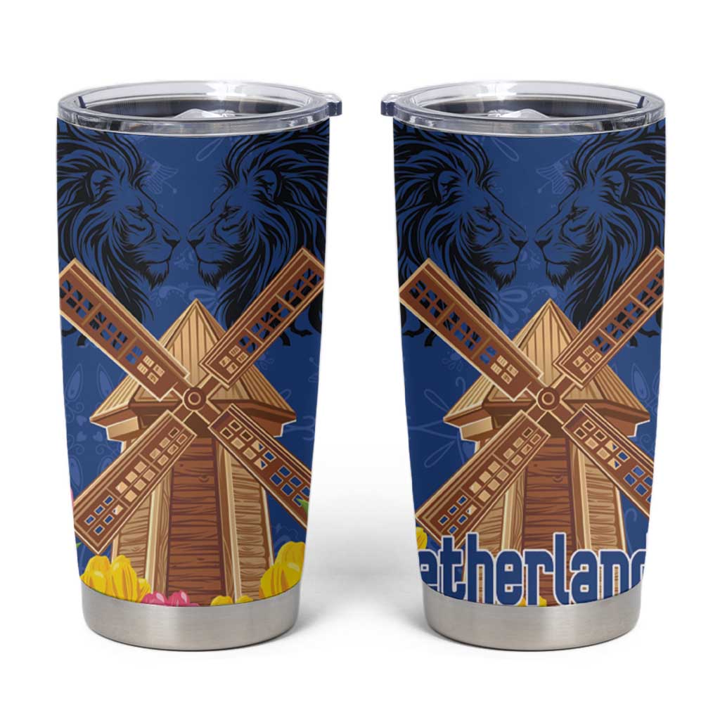 Netherlands Lion Tumbler Cup Tulip And Windmill