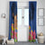 Netherlands Lion Window Curtain Tulip And Windmill