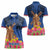 Netherlands Lion Women Polo Shirt Tulip And Windmill