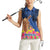 Netherlands Lion Women Sleeveless Polo Shirt Tulip And Windmill
