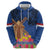 Netherlands Lion Zip Hoodie Tulip And Windmill