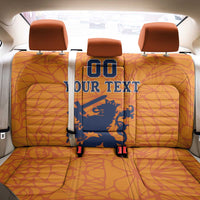 Custom Netherlands Football Back Car Seat Cover Holland Lion