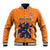 Custom Netherlands Football Baseball Jacket Holland Lion