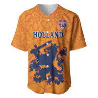 Custom Netherlands Football Baseball Jersey Holland Lion
