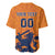 Custom Netherlands Football Baseball Jersey Holland Lion