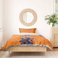 Custom Netherlands Football Bedding Set Holland Lion