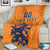Custom Netherlands Football Blanket Holland Lion