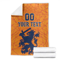 Custom Netherlands Football Blanket Holland Lion