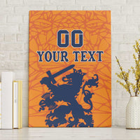 Custom Netherlands Football Canvas Wall Art Holland Lion