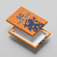 Custom Netherlands Football Canvas Wall Art Holland Lion