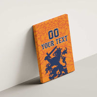Custom Netherlands Football Canvas Wall Art Holland Lion