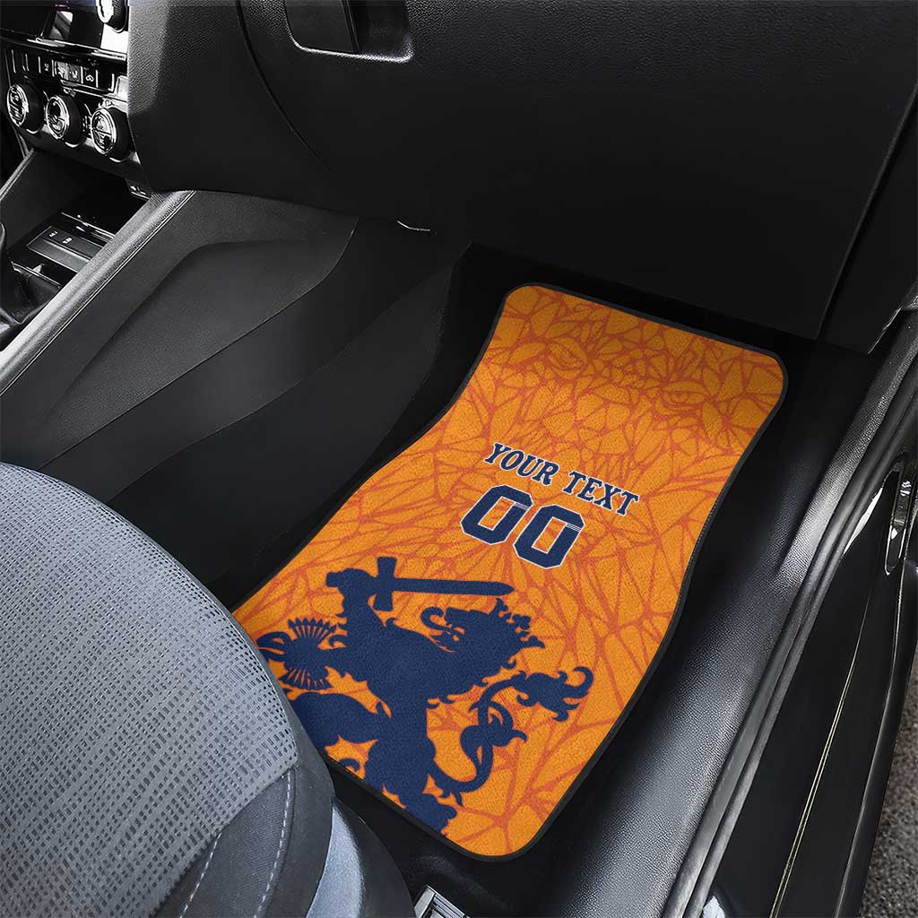 Custom Netherlands Football Car Mats Holland Lion
