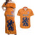 Custom Netherlands Football Couples Matching Off Shoulder Maxi Dress and Hawaiian Shirt Holland Lion