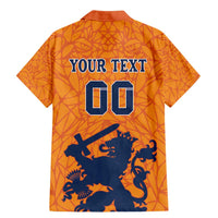 Custom Netherlands Football Family Matching Mermaid Dress and Hawaiian Shirt Holland Lion