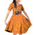 Custom Netherlands Football Family Matching Off Shoulder Short Dress and Hawaiian Shirt Holland Lion