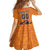 Custom Netherlands Football Family Matching Off Shoulder Short Dress and Hawaiian Shirt Holland Lion