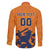 Custom Netherlands Football Family Matching Off Shoulder Short Dress and Hawaiian Shirt Holland Lion