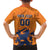 Custom Netherlands Football Family Matching Short Sleeve Bodycon Dress and Hawaiian Shirt Holland Lion
