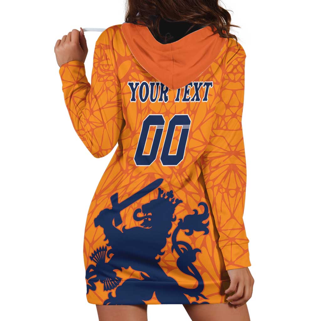 Custom Netherlands Football Hoodie Dress Holland Lion