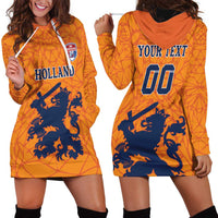 Custom Netherlands Football Hoodie Dress Holland Lion