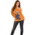 Custom Netherlands Football Off Shoulder Sweater Holland Lion
