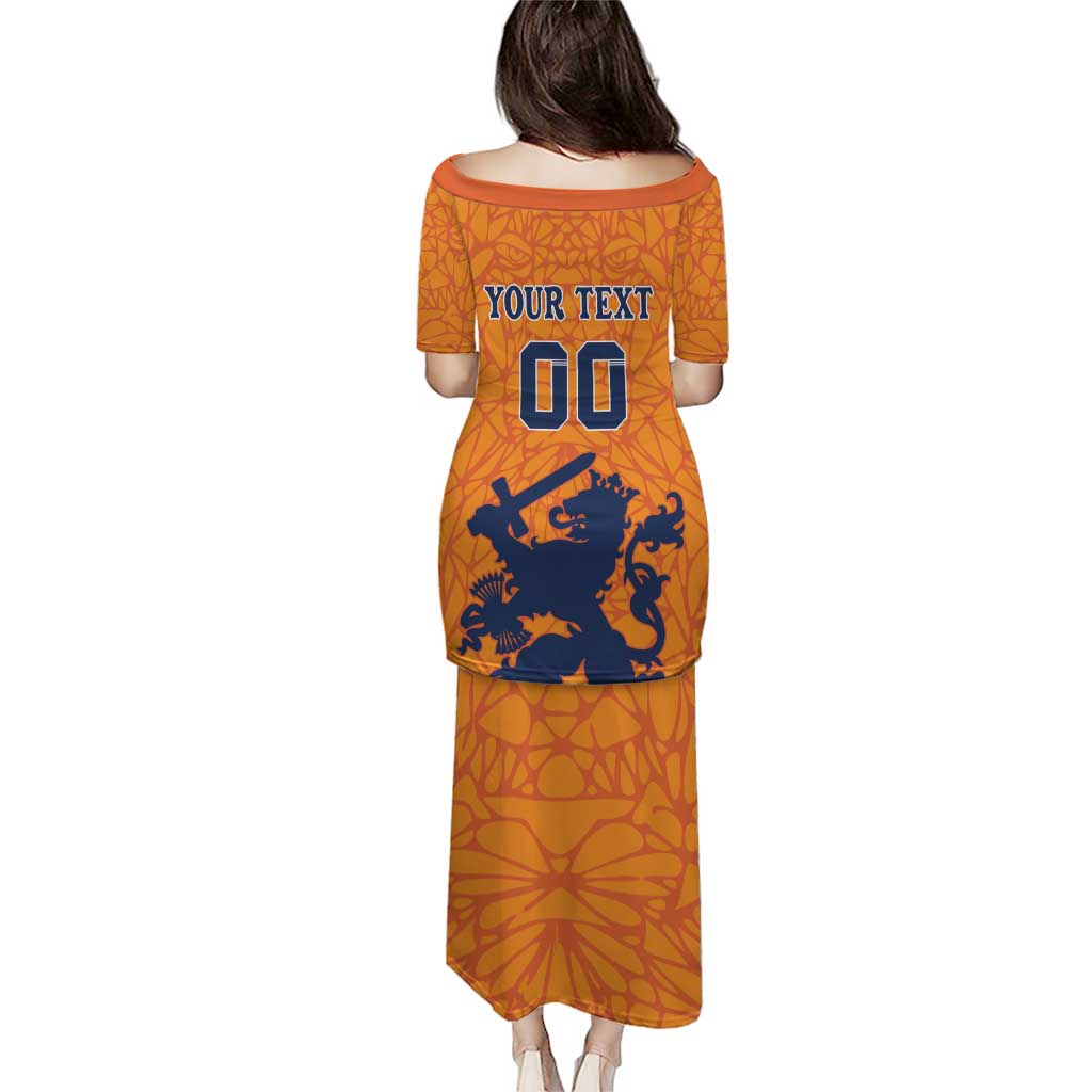 Custom Netherlands Football Puletasi Holland Lion