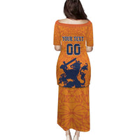 Custom Netherlands Football Puletasi Holland Lion