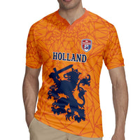 Custom Netherlands Football Rugby Jersey Holland Lion