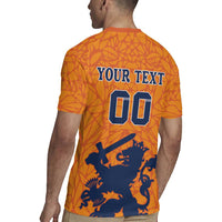 Custom Netherlands Football Rugby Jersey Holland Lion
