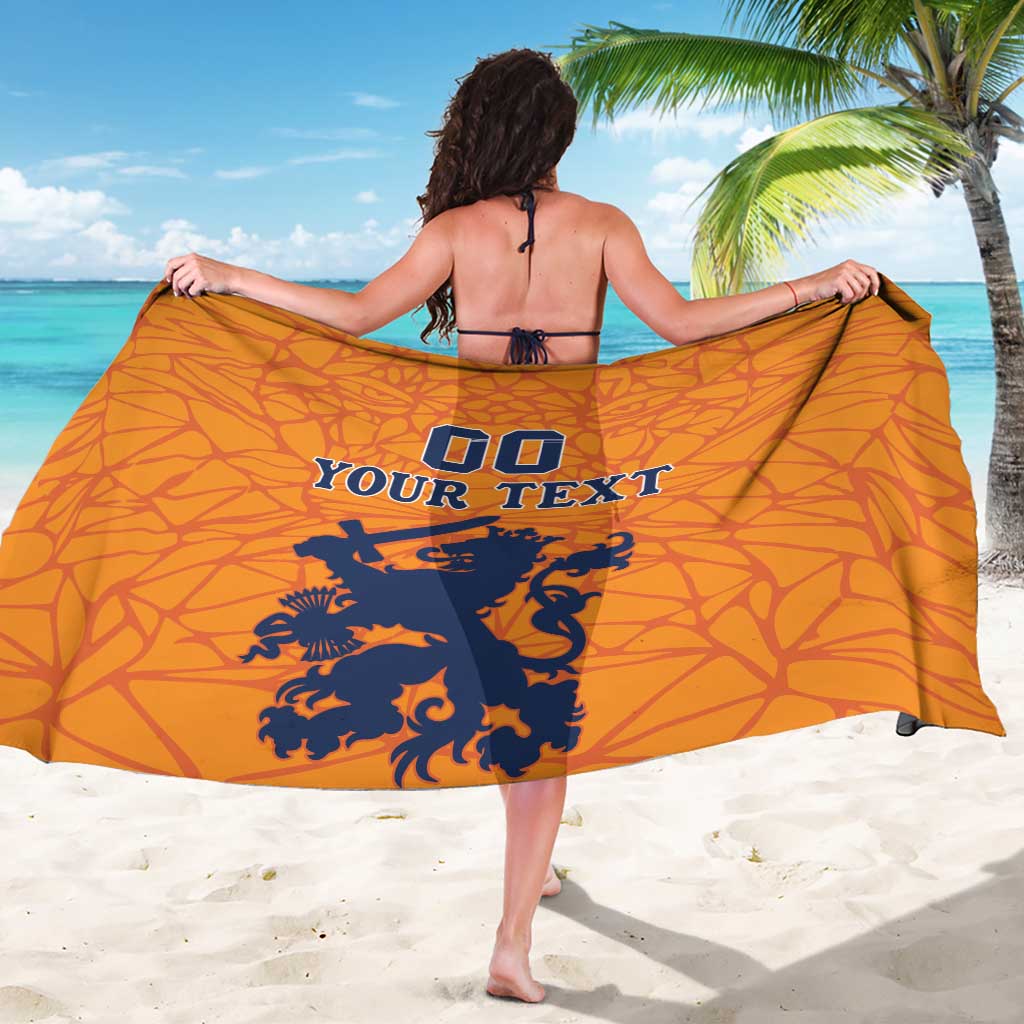 Custom Netherlands Football Sarong Holland Lion