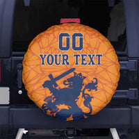 Custom Netherlands Football Spare Tire Cover Holland Lion