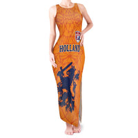 Custom Netherlands Football Tank Maxi Dress Holland Lion