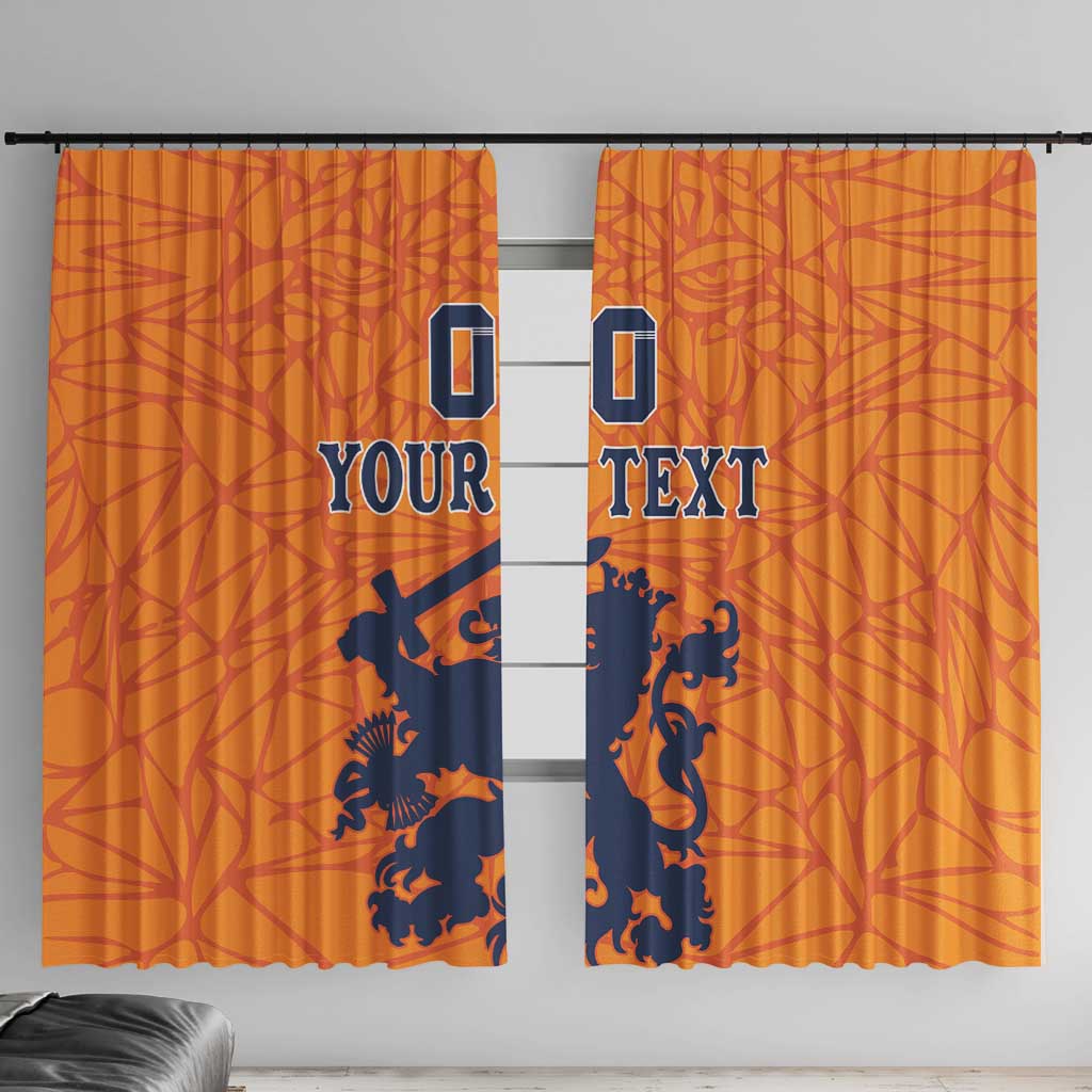 Custom Netherlands Football Window Curtain Holland Lion