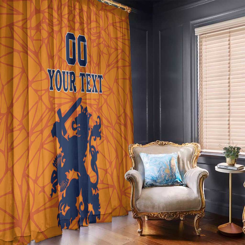 Custom Netherlands Football Window Curtain Holland Lion