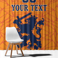 Custom Netherlands Football Window Curtain Holland Lion